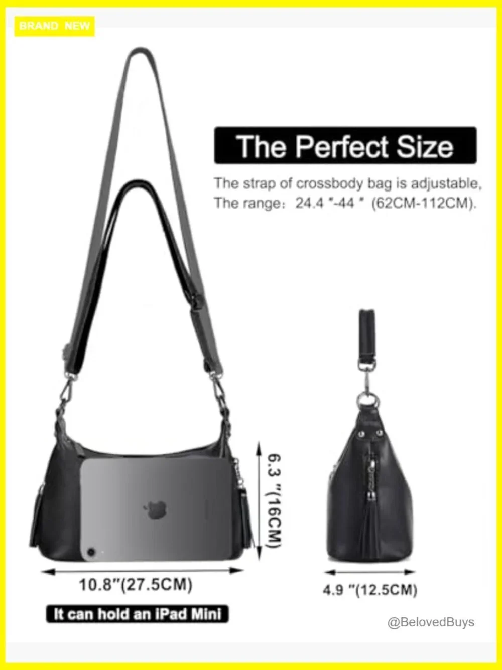 Small Hobo Purse Shoulder Bag Crossbody Tote Handbag with Strap Trendy
